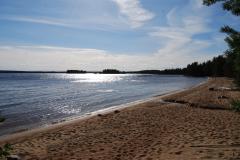 Sandstrand am Pistojärvi