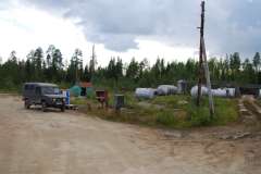 Tankstelle in Sukkozero