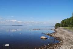 dann die Aussicht am ozero Janisjärvi