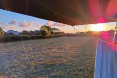 Sonnenaufgang im Camp Santa Marina