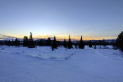 morgendliche Stille auf der Skitour Rot 1